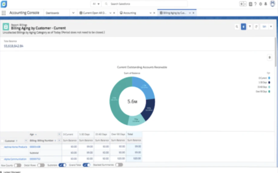 screenshot of Accounting Seed